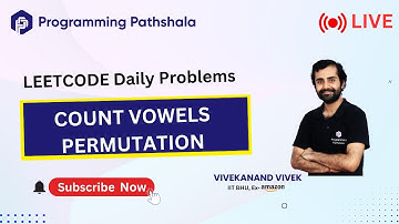 Code EveryDay | Dynamic Programming  | Asked in: Google, Walmart | 1220 Count Vowels Permutation