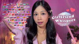 ASMR “I’ll Stay Until You Sleep” Girlfriend Whispers 🎀💖 | 70 Languages 🌍 Soft Comfort for You screenshot 3