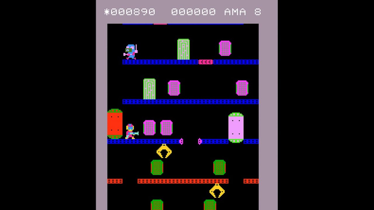 Super Cassette Vision Game: Elevator Fight (1984 Epoch)