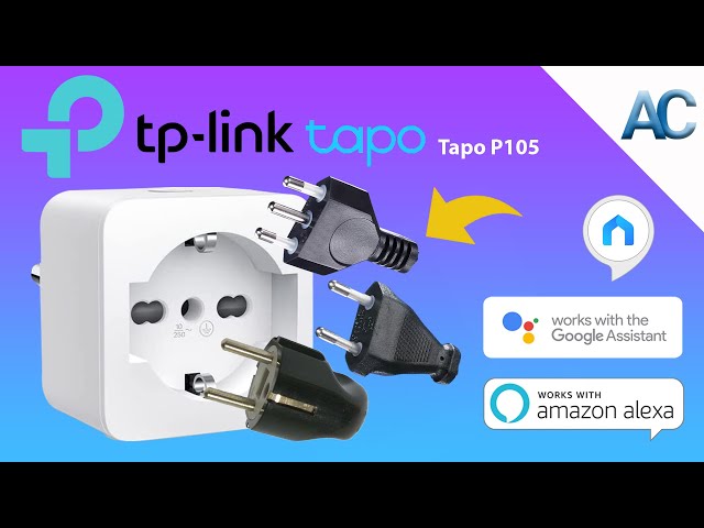 TP-Link Tapo P105 Smart Plug Linea Smart Home  Design Compatto,  compatibile con ogni tipo di spina! 