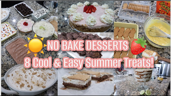 8 EASY No Bake Summer Desserts 🍓☀️ Crowd-Pleasing, Cool & DELICIOUS!