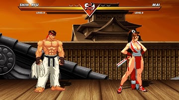 SHIN RYU vs MAI SHIRANUI - Epic Combat!