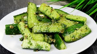 Это Гораздо Вкуснее Малосольных Огурцов Рецепт Просят Все Кто Пробует!Закусочные Огурчики За 5 Минут