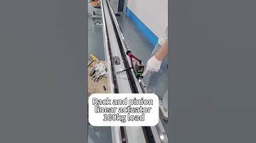 High-Precision Rack and Pinion Linear Module Heavy-Duty Automation #linearmotion #linearactuator