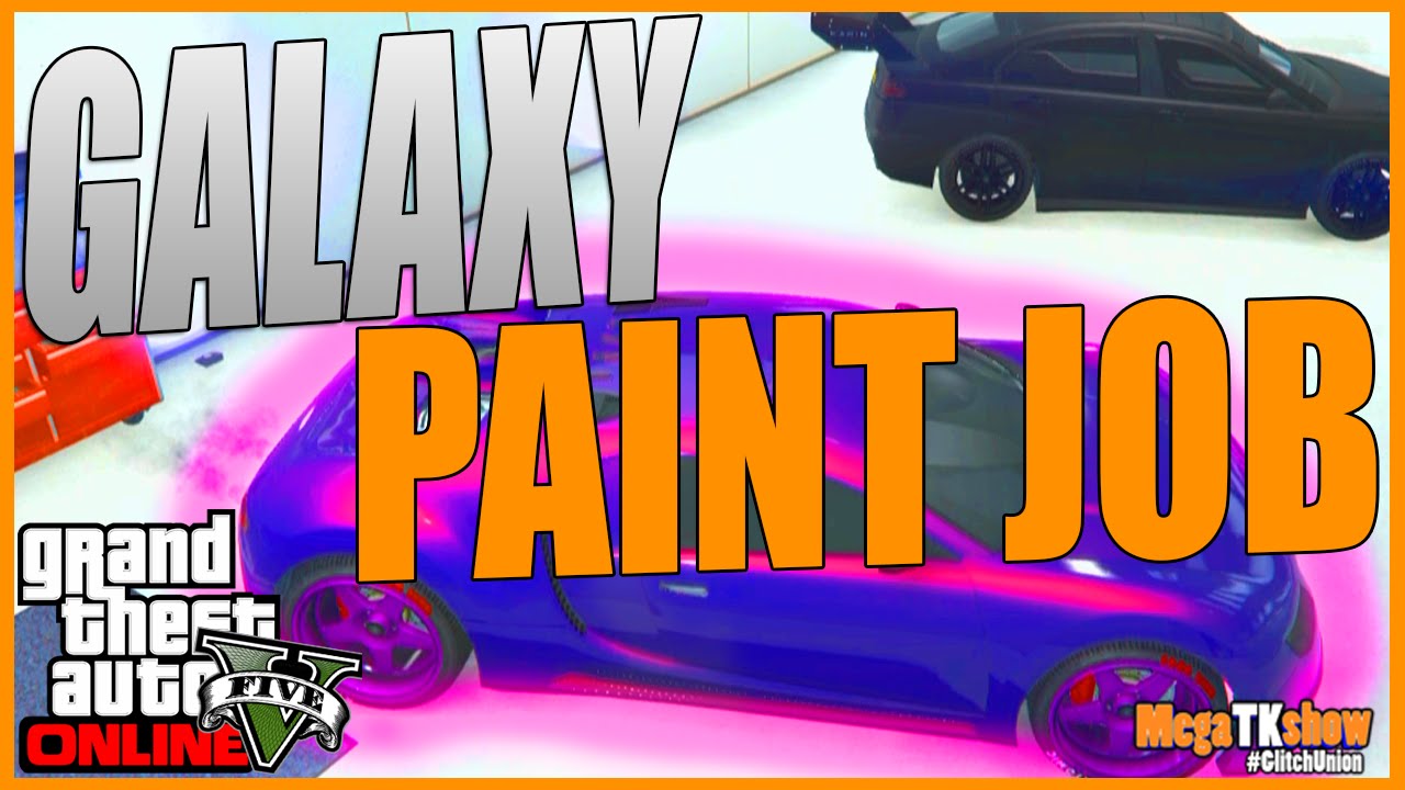 GTA 5 Online Galaxy Paint Job (Rare Galaxy Customisation Guide) YouTube