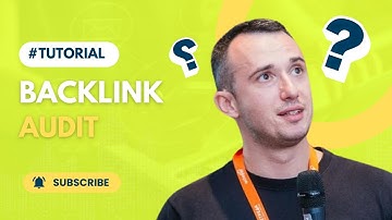Backlink Audit Tutorial