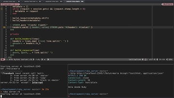 Construyendo un servidor web con Ruby 3