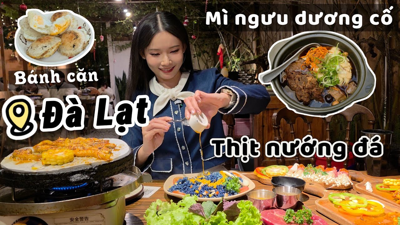 ĐÀ LẠT NGÀY THỨ NHẤT - BÁNH CĂN, THỊT NƯỚNG ĐÁ, MÌ NGƯU DƯƠNG CỐ, CAFE ĐẸP | MIMI OFFICIAL