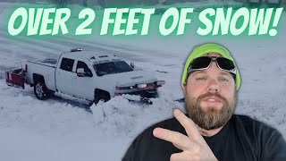 Plowing Snow AGAIN! 26 inches total!