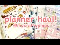 Planner supplies & sticker haul | kits, washi, foil, pens, & a new planner!