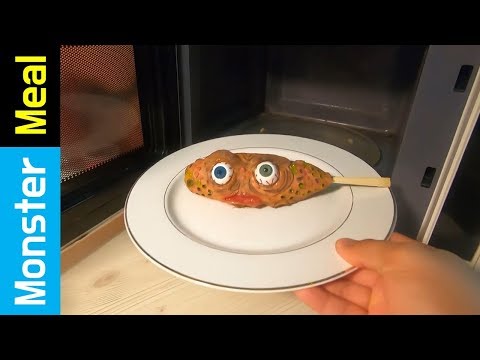 HOW TO MAKE MONSTER CORN DOG!! | Monster Meal ASMR Sounds | Kluna Tik Style Muckbang