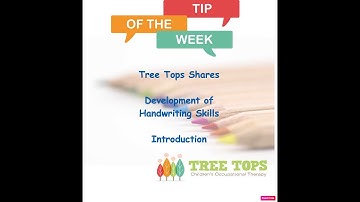 Tree Tops Shares Series - Development of Handwriting Skills Introduction