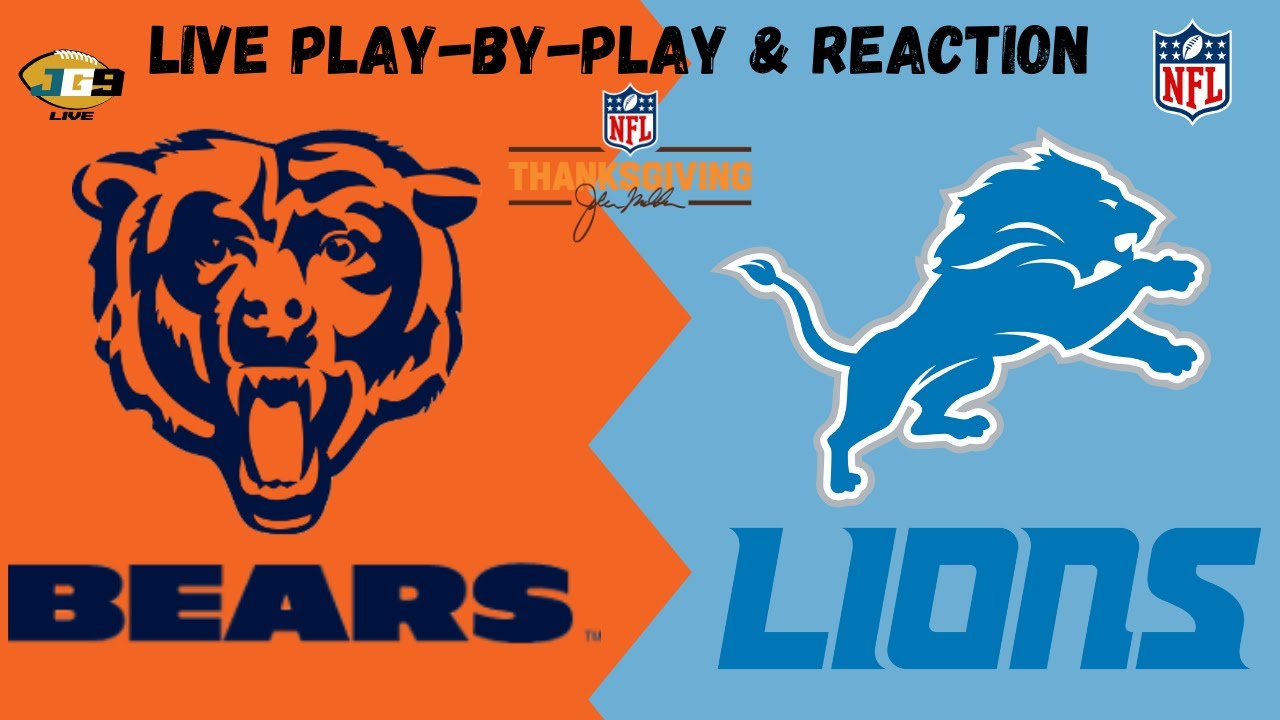 Chicago Bears vs. Detroit Lions | NFL Week 13 Live Play-By-Play & Reaction