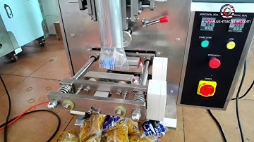 Rubber band elastic cord bungee multi heads weighing filling bag packaging machine testing video