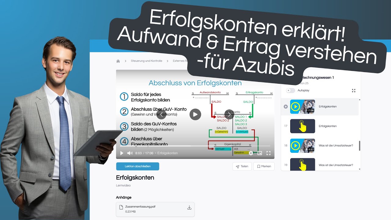 Erfolgskonten einfach erklärt – für Azubis & Berufsschule