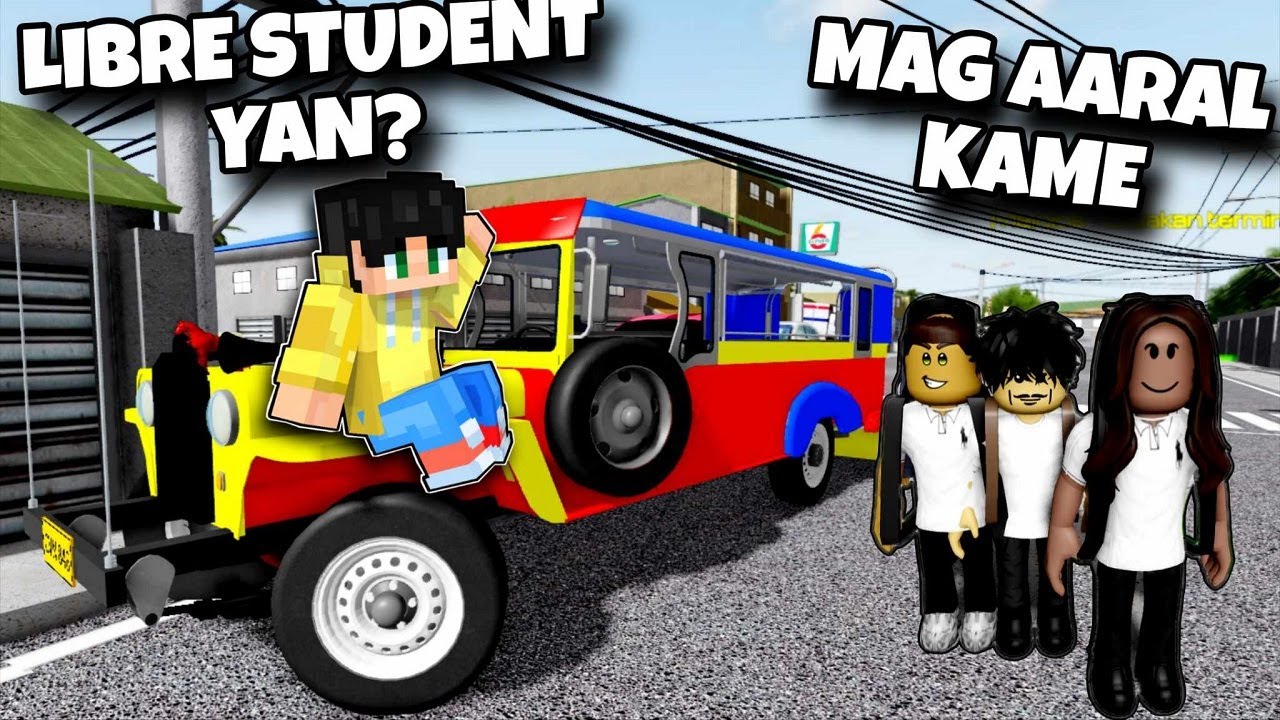 JEEPNEY DRIVER ng PINAS PERO DI SISINGIL ng STUDYANTE sa ROBLOX