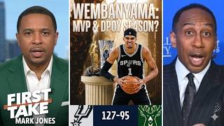 FIRST TAKE | Wemby will win it all – Kenny Smith tells Stephen A. on Spurs’ 8-game streak