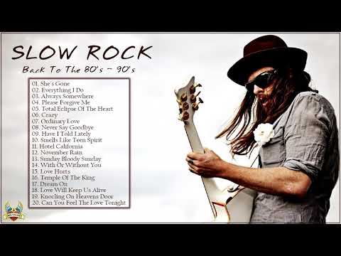 Scorpions, Bon Jovi, Led Zeppelin, Aerosmith, U2, Eagles - Best Slow Rock Ballads 80's 90's