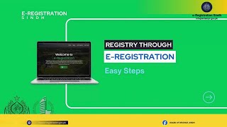e-Registration in Sindhi | e-Registration | e-Registration Sindh | Property Registration | e-Stamps