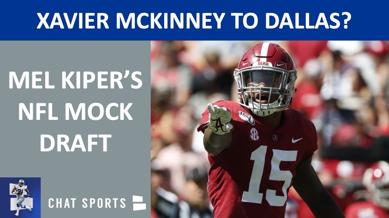 ⁣Cowboys Draft: Mel Kiper's 2020 NFL Mock Draft Has Dallas Taking Xavier McKinney In Round 1