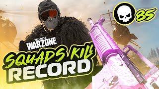 85 KILLS WITH THIS *OVERPOWERED* M16 CLASS!! NEW SQUADS KILL RECORD! (WARZONE)