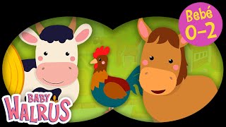 Cu-Cú Tras - Animales De Granja Serie Educativa Para Bebés 0-2 Años