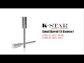 K-Star Small Barrel Carbide Bit (X-Coarse)