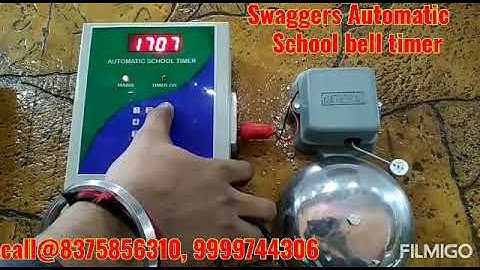 Swaggers Automatic School Bell Timer System