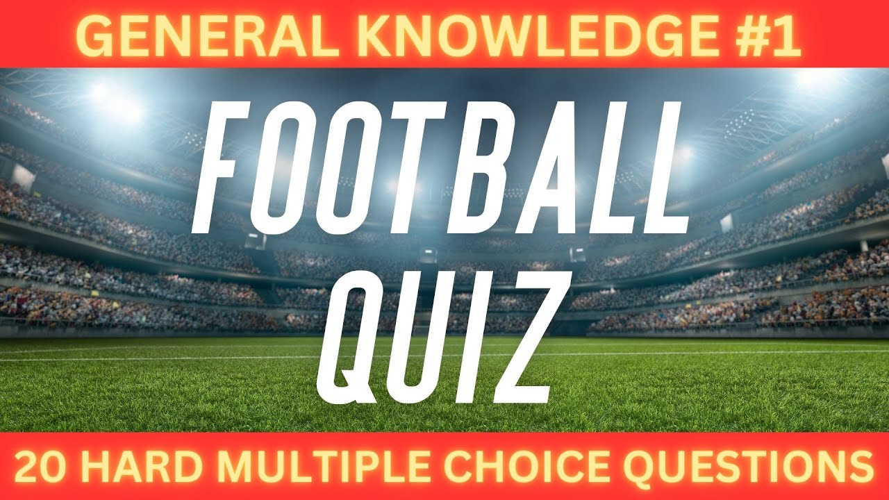 Hard Football Quiz | Multiple Choice Trivia | Part 1
