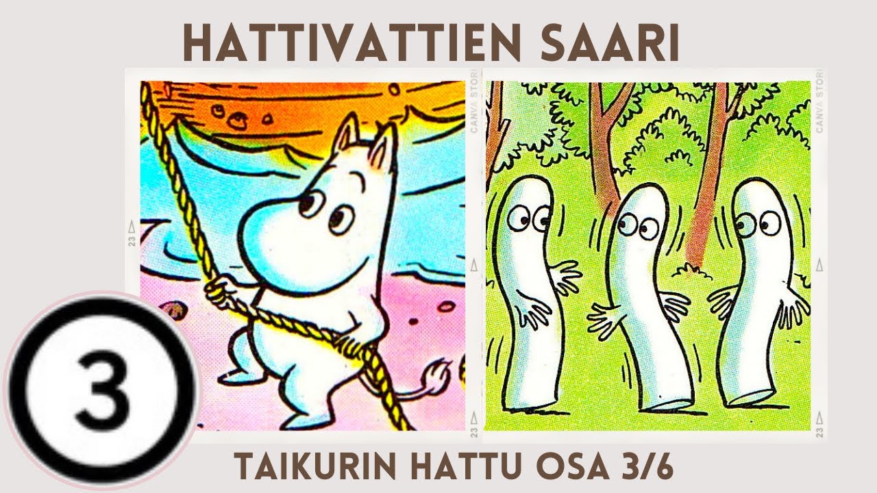 Hattivattien saari - Taikurin hattu osa 3 - Muumi-sarjakuvat