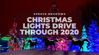 Spruce Meadows Christmas Lights Drive Through 2020 | Calgary, Alberta | StepHenz Vlogs by StepHenz Vlogs 5,318 views 3 years ago 7 minutes, 54 seconds