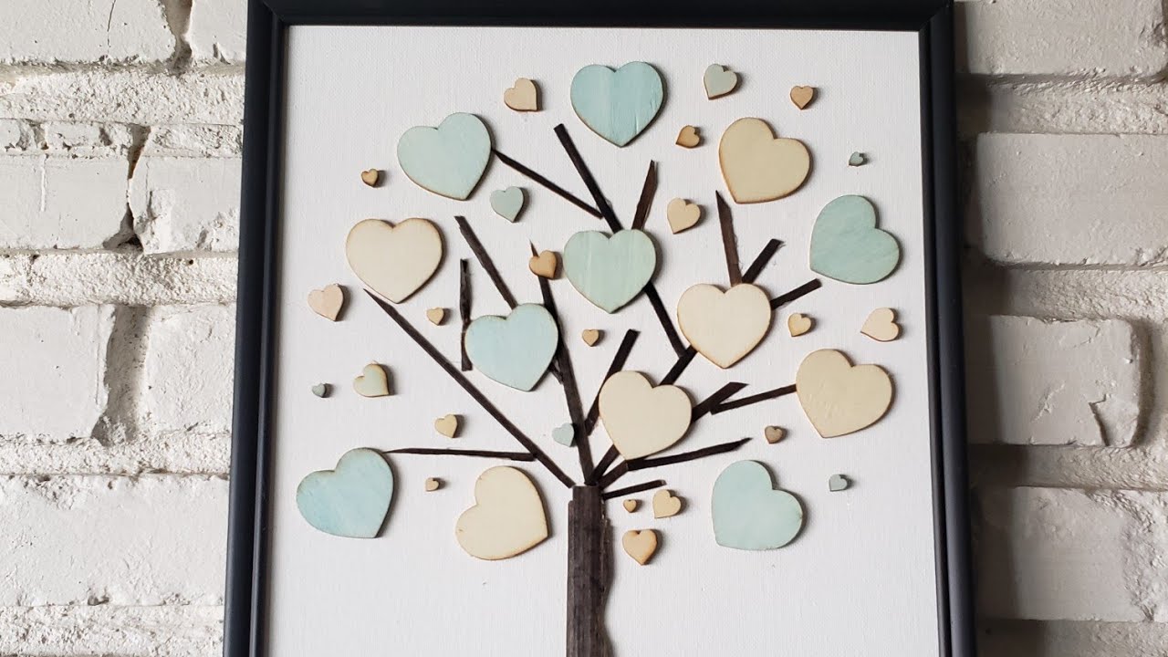 Heart tree wall decor/ June 25, 2020 YouTube