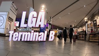 4K DEPARTURE TOUR -  TERMINAL B AT NEW YORK LAGUARDIA (LGA) May 6, 2024 GoPro 12,Black with Volta