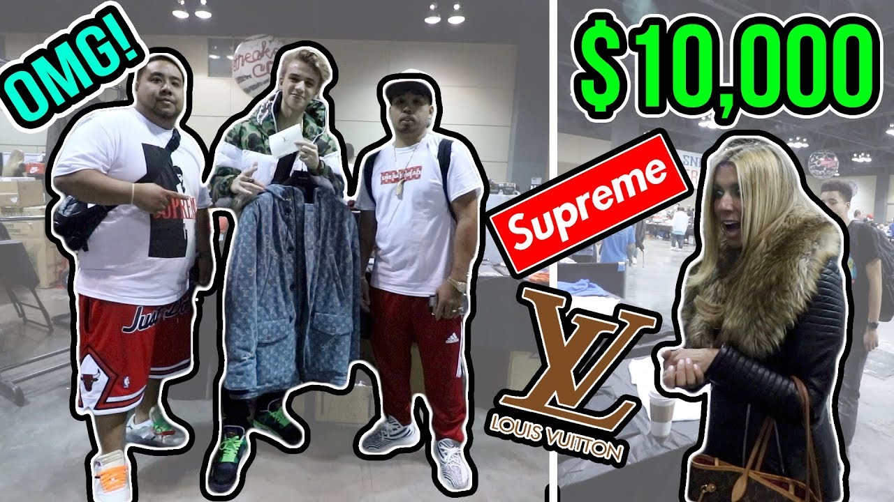 Incredible Garage Locker find  Supreme X Louis Vuitton Leather bomber  jacket 