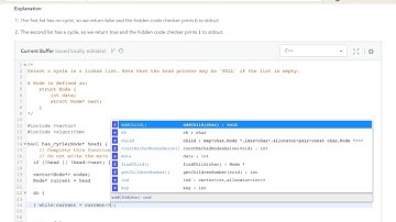 HackerRank: "Linked Lists: Detect a Cycle" Solution (C++)