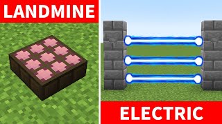Minecraft - 7 Traps To Protect Your House | 超簡単に拠点を守る方法7選！