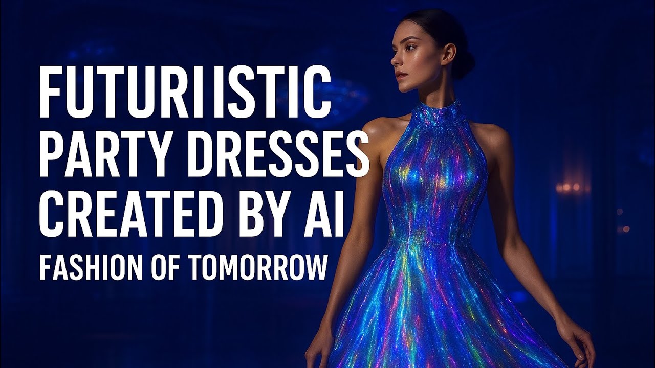 Futuristic Party Dresses Created by AI | Fashion of Tomorrow