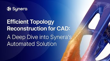 Automatic Transfer from Topology Optimization to CAD | Synera Workflow Demo