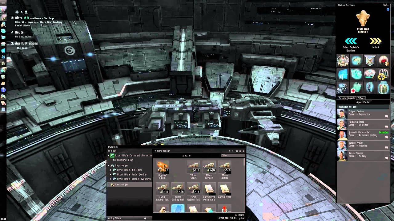 Eve Online Tutorial Advanced Military Career Path Mission 10 YouTube