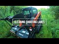 Clearing Shooting Lanes With a Kubota Skid Steer