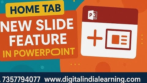 PowerPoint New Slide Layout Options Explained | Home Tab Tutorial for Beginners