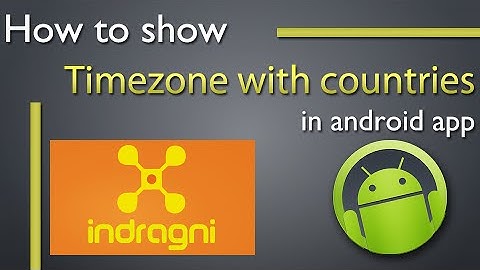 How To Show Timezone In Android Apps