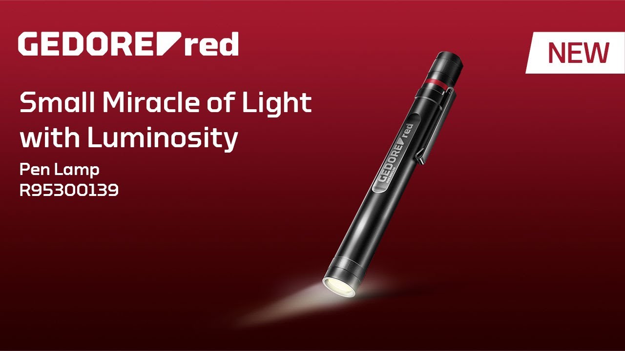 Small Miracle of Light | GEDORE red Pen Lamp - YouTube