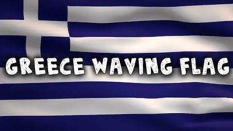 🇬🇷 Greece Country Flag Animation | Full HD | 10 Hours