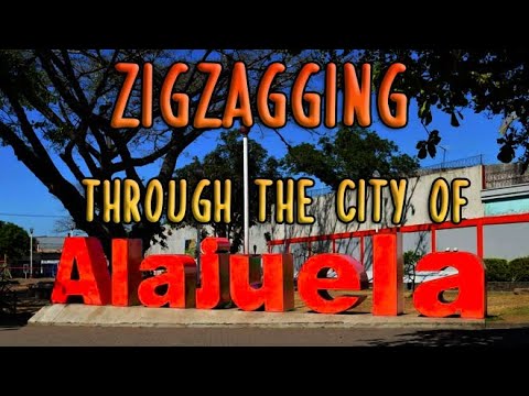 Alajuela, Costa Rica - zigzagging through the streets - people watching - walk along tour.