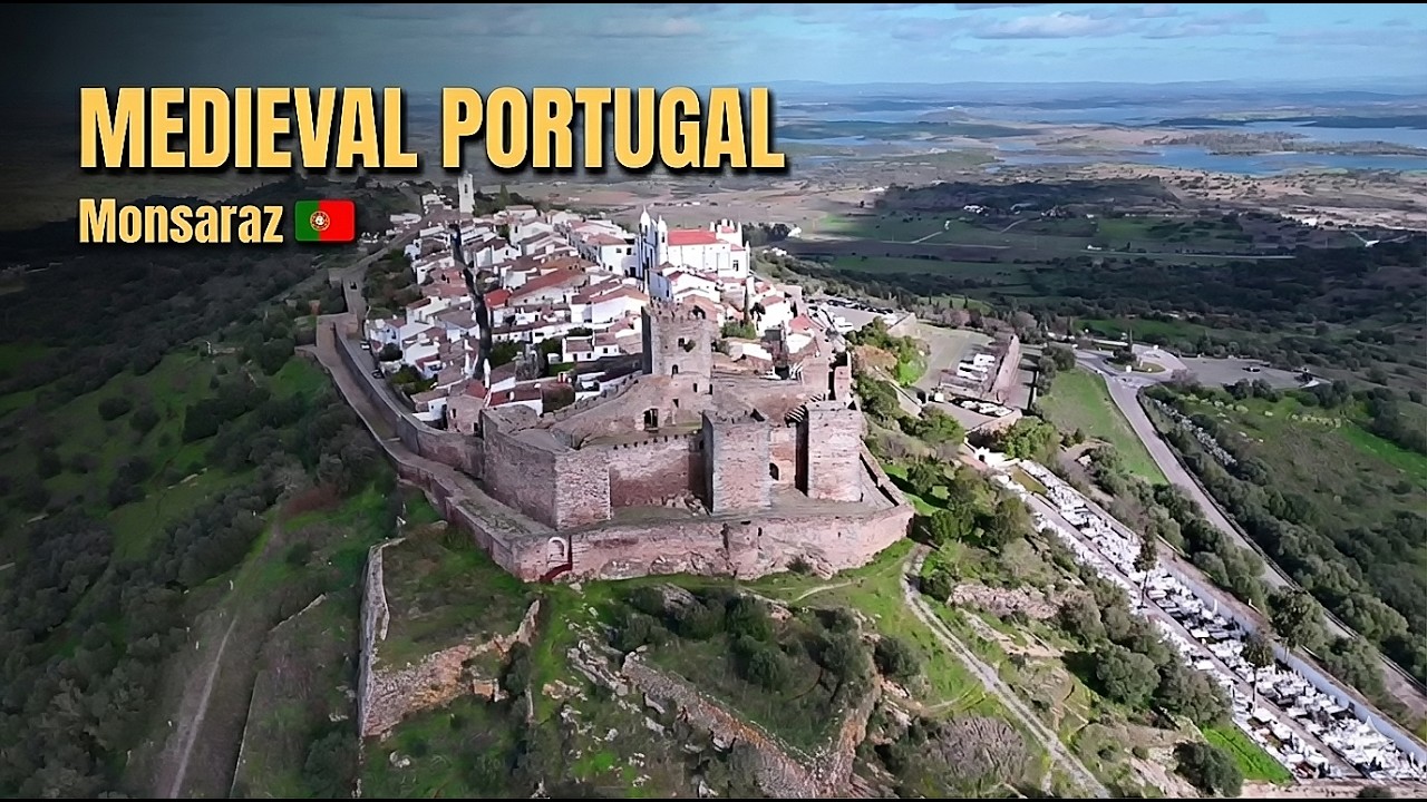 Monsaraz Portugal 🇵🇹 | Cinematic Medieval Hilltop Village | Monsaraz Castle