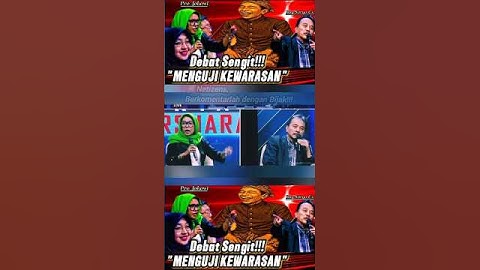 Roy Suryo Vs Pembela Jokowi, "TERMUL Vs TERNIS"??? muncul istilah baru: GERWAMUL
