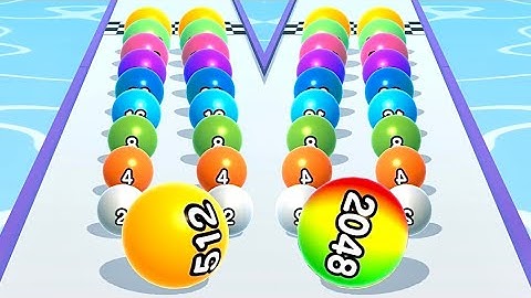 Ball Run 2048 💸🎱🏀 MAX LEVELS!! All Levels Gameplay Walkthrough Android, iOS NEW UPDATE!!!