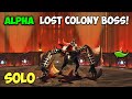 LOST COLONY Alpha Boss EASY and SOLO FULL fight | ARK Survival Ascended
