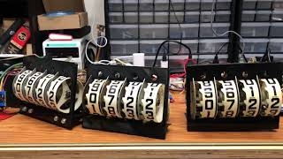 Pinball Score Reels Test (Clock/Ticker Project) (Williams Reels) #3